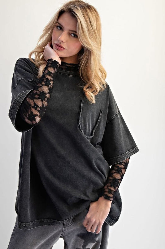 Faux Pocket Easel Tee