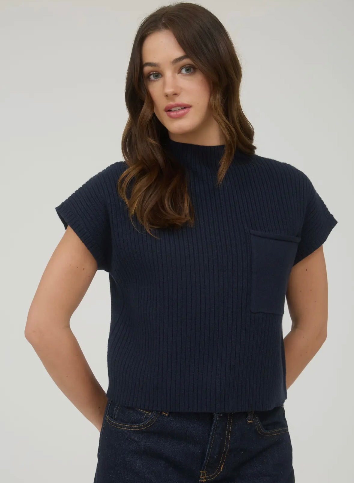 Navy SS Sweater